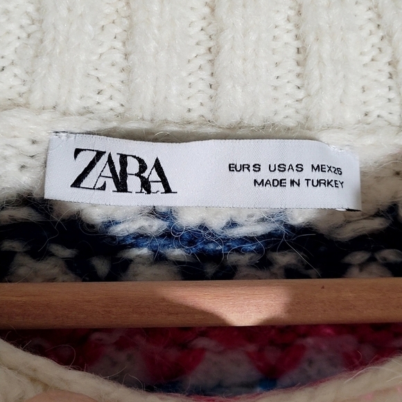 Zara Colorful Knit Sweater - Picture 5 of 5